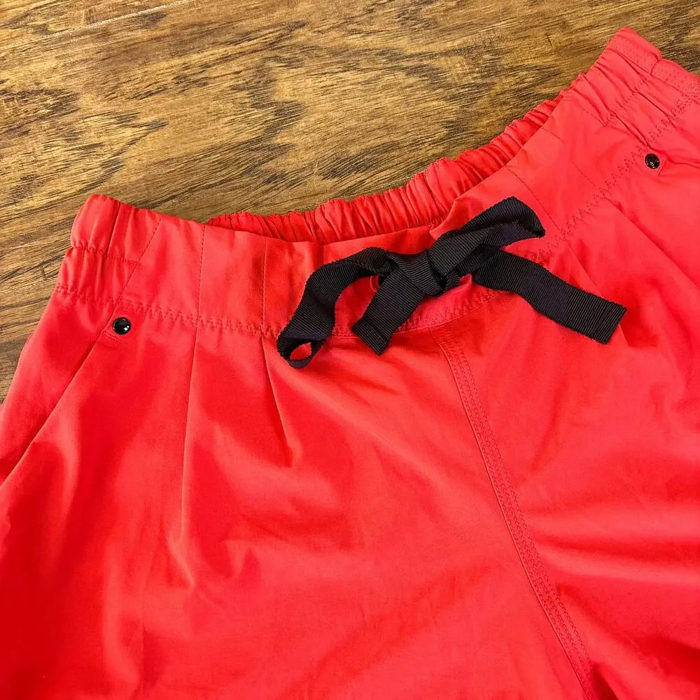 Lululemon Spring Break Away Short Red Coral Cuffed Athletic Shorts Women's 6